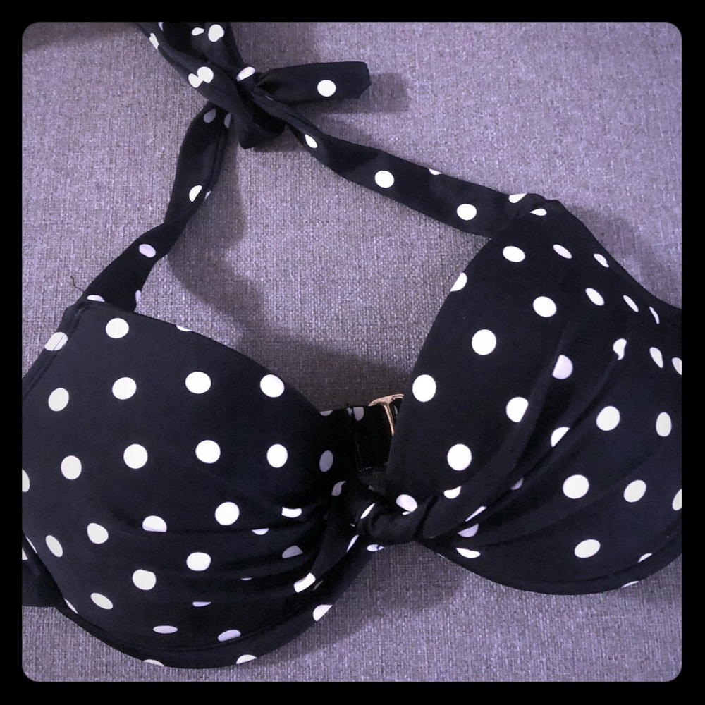 Polka Dot Swimsuit Top